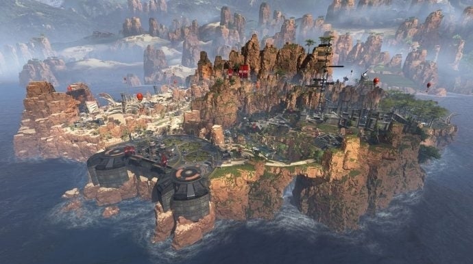 Apex Legends map - Kings Canyon Hot Zone, Supply Ship, Respawn Point en Supply Drops