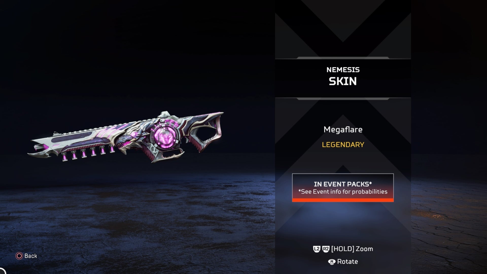 Apex Legends Megaflare Nemesis Weapon Skin