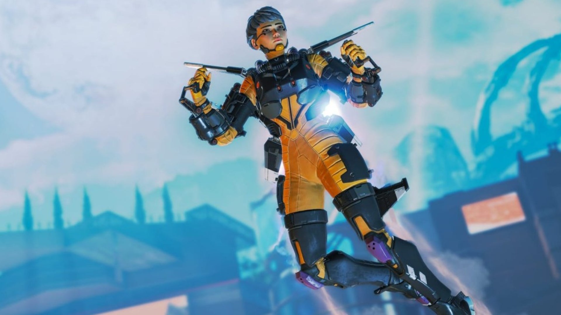 Apex Legends, official Respawn art of Valkyrie.