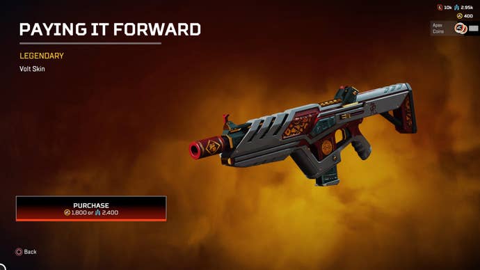 Apex Legends Paying it Forward Volt Skin