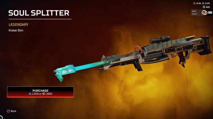 Apex Legends, Soul Splitter skin for the Kraber