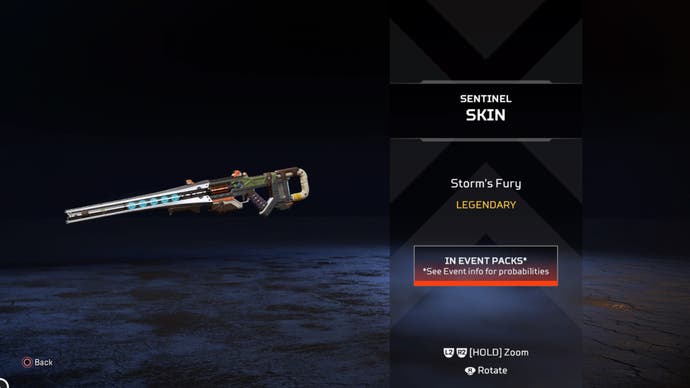 Apex Legends Storm's Fury Sentinel Rifle Skin