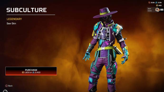 Apex Legends, Subculture Legendary Seer Skin