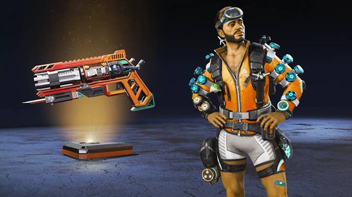 apex legends sun squad event sub mirage and under pressure skins promo art