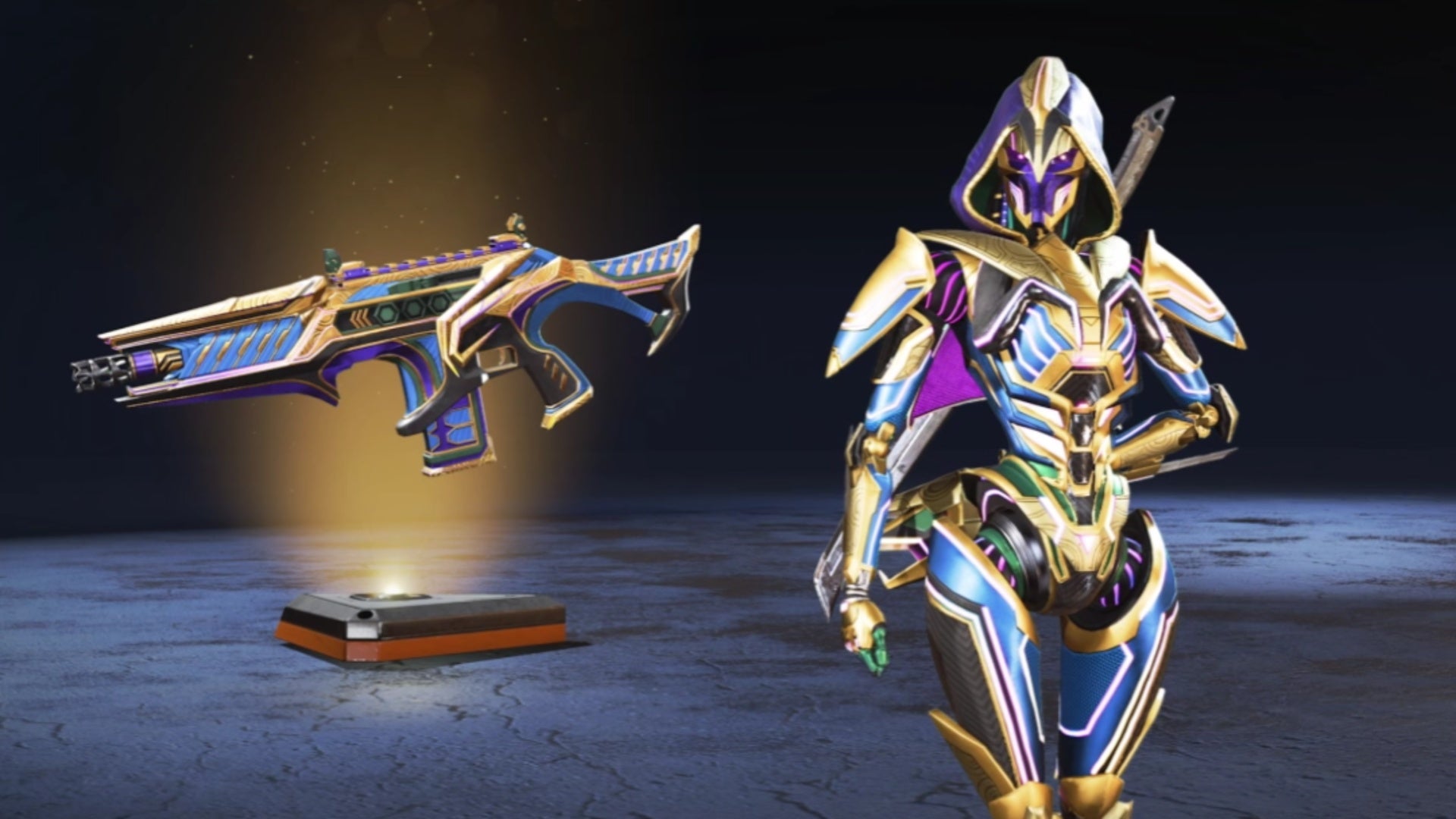 apex legends threat level event ash skin and hemlok skin promo art