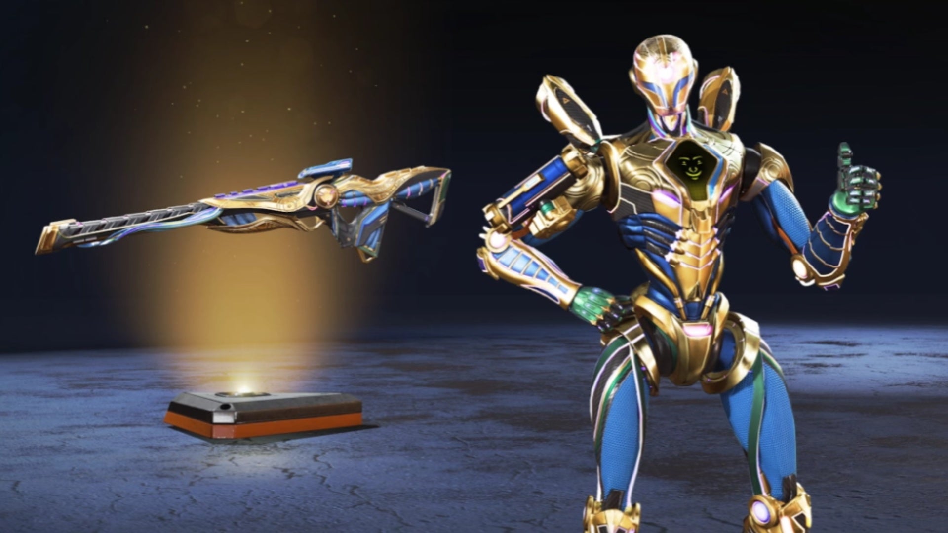 apex legends threat level event pathfinder skin and sentinel skin promo art