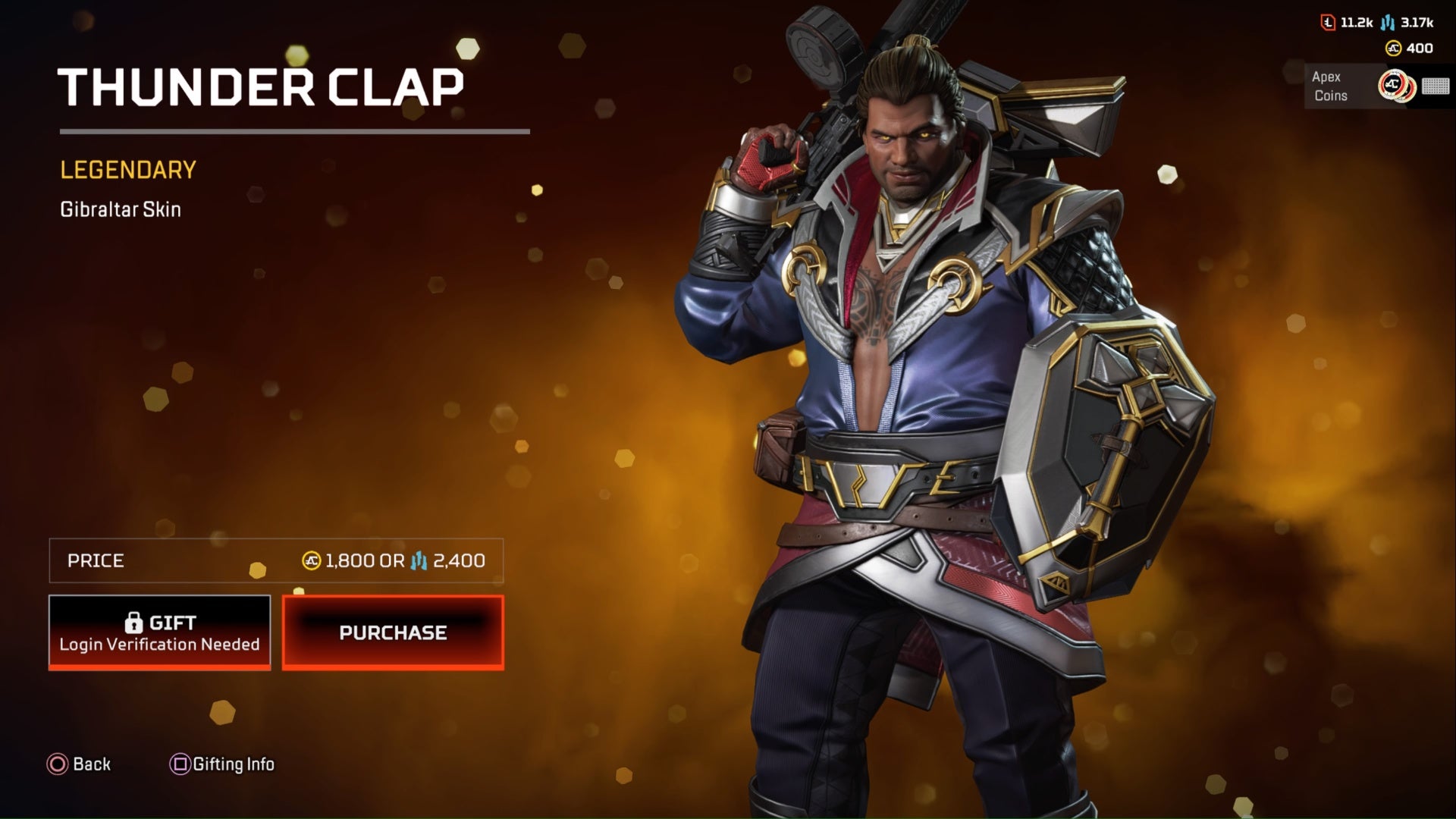 apex legends thunder clap legendary gibraltar skin