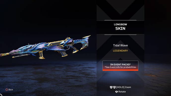 Apex Legends Tidal Wave Longbow Weapon Skin