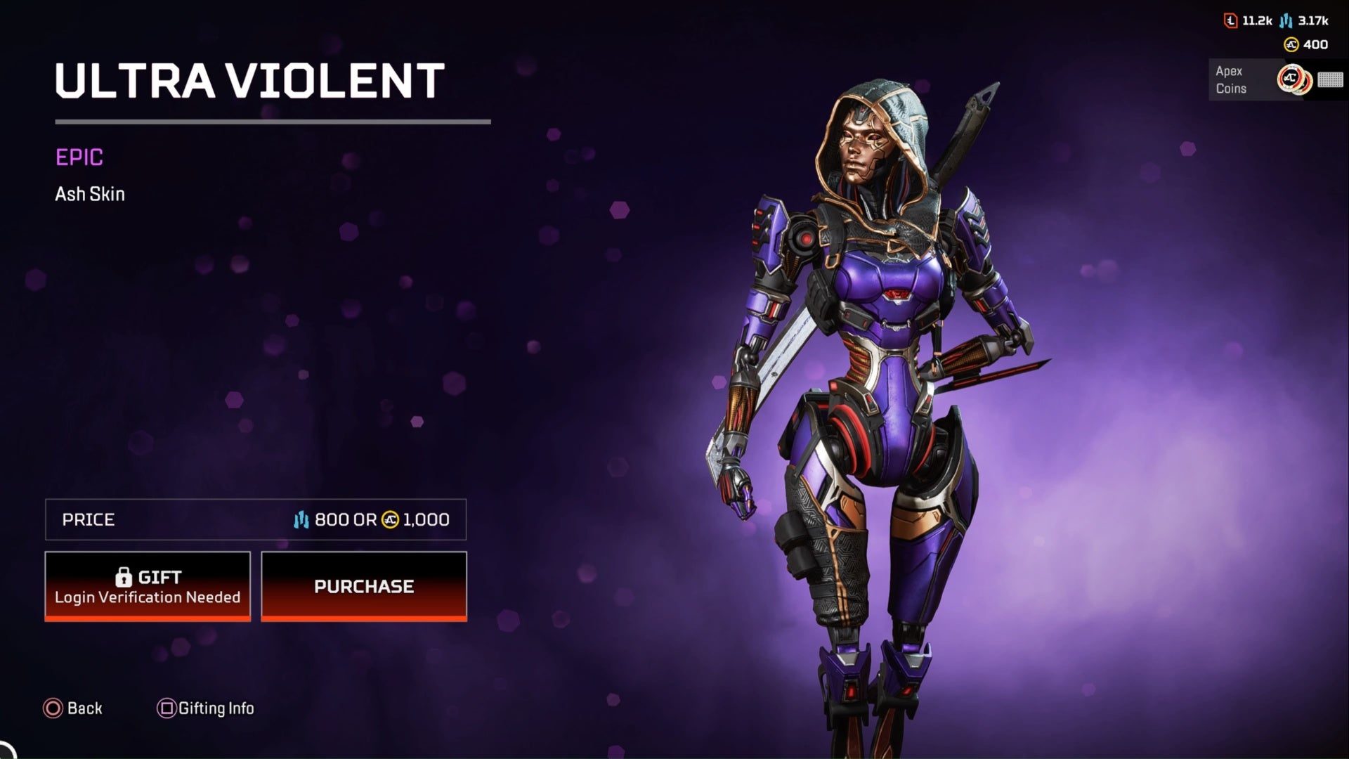 apex legends ultra violent epic ash skin