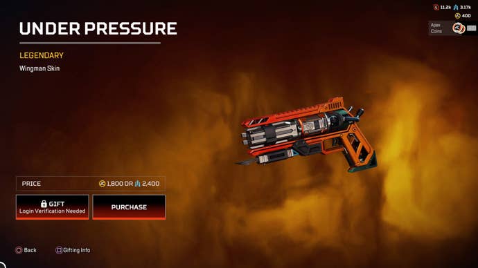 apex legends under pressure legendary wingman skin
