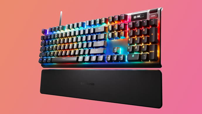 steelseries apex pro (full-size) magnetic switch keyboard