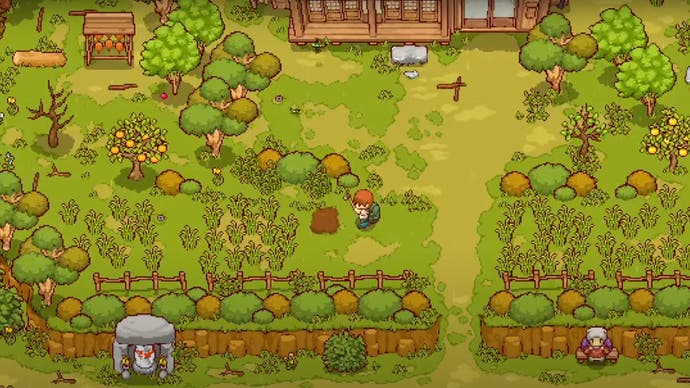 Japanese Rural Life Adventure is a cosy, pixelated game set in Japan that's available on Apple Arcade.
