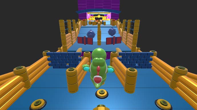 Dinasaur Falling Survival screenshot.