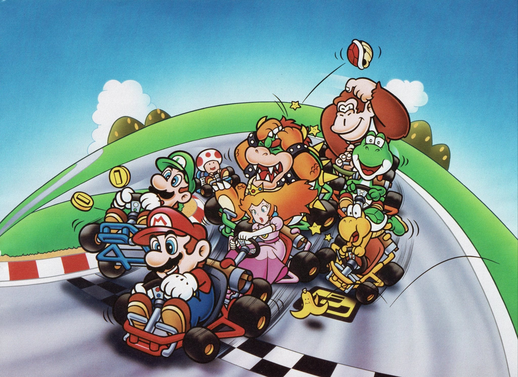 Super Mario Kart artwork