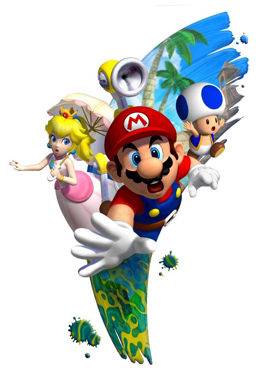 Super Mario Sunshine artwork