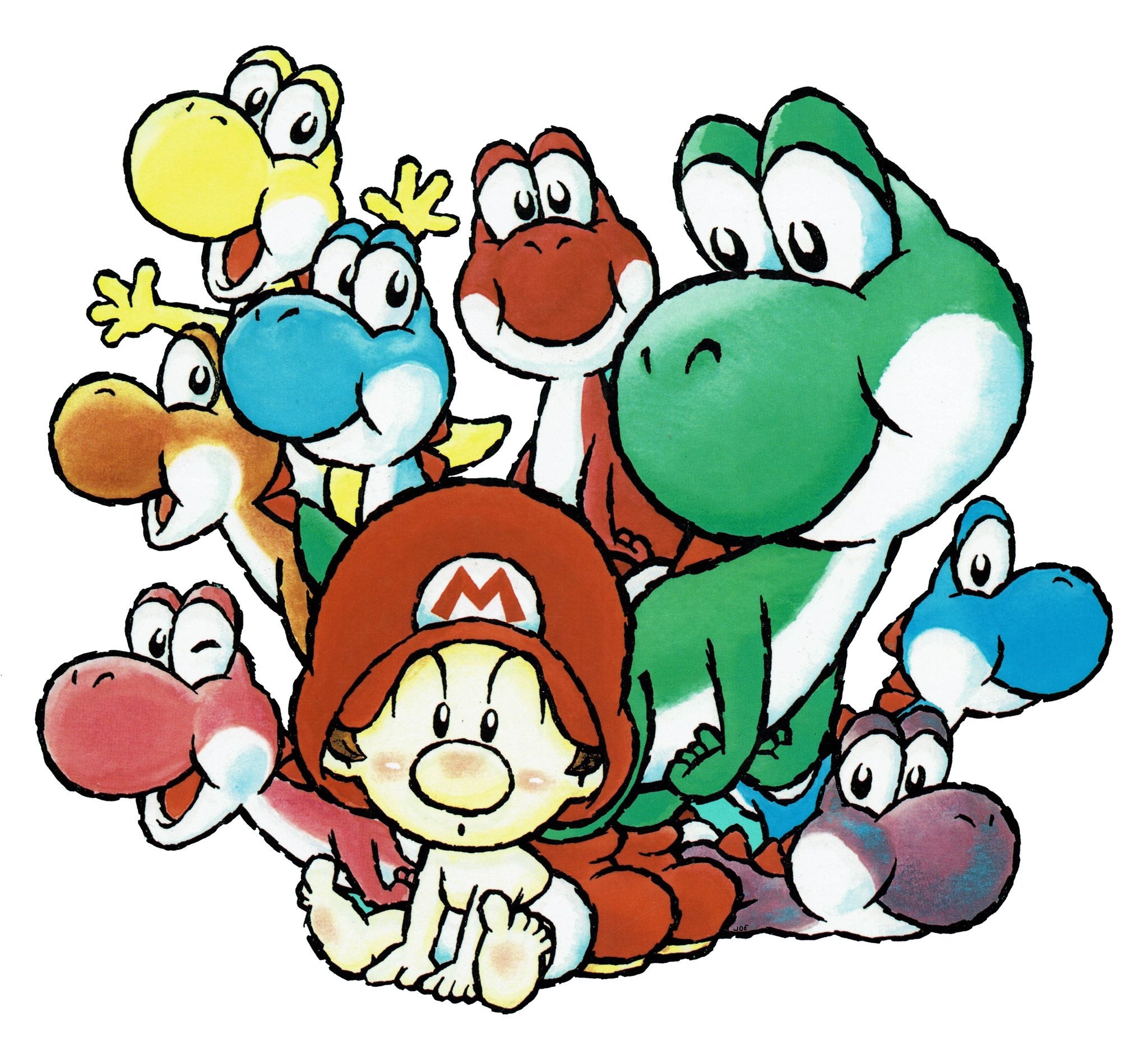 Super Mario World 2: Yoshi's Island artwork