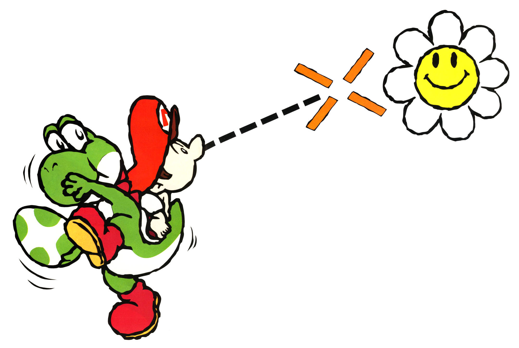 Super Mario World 2: Yoshi's Island artwork