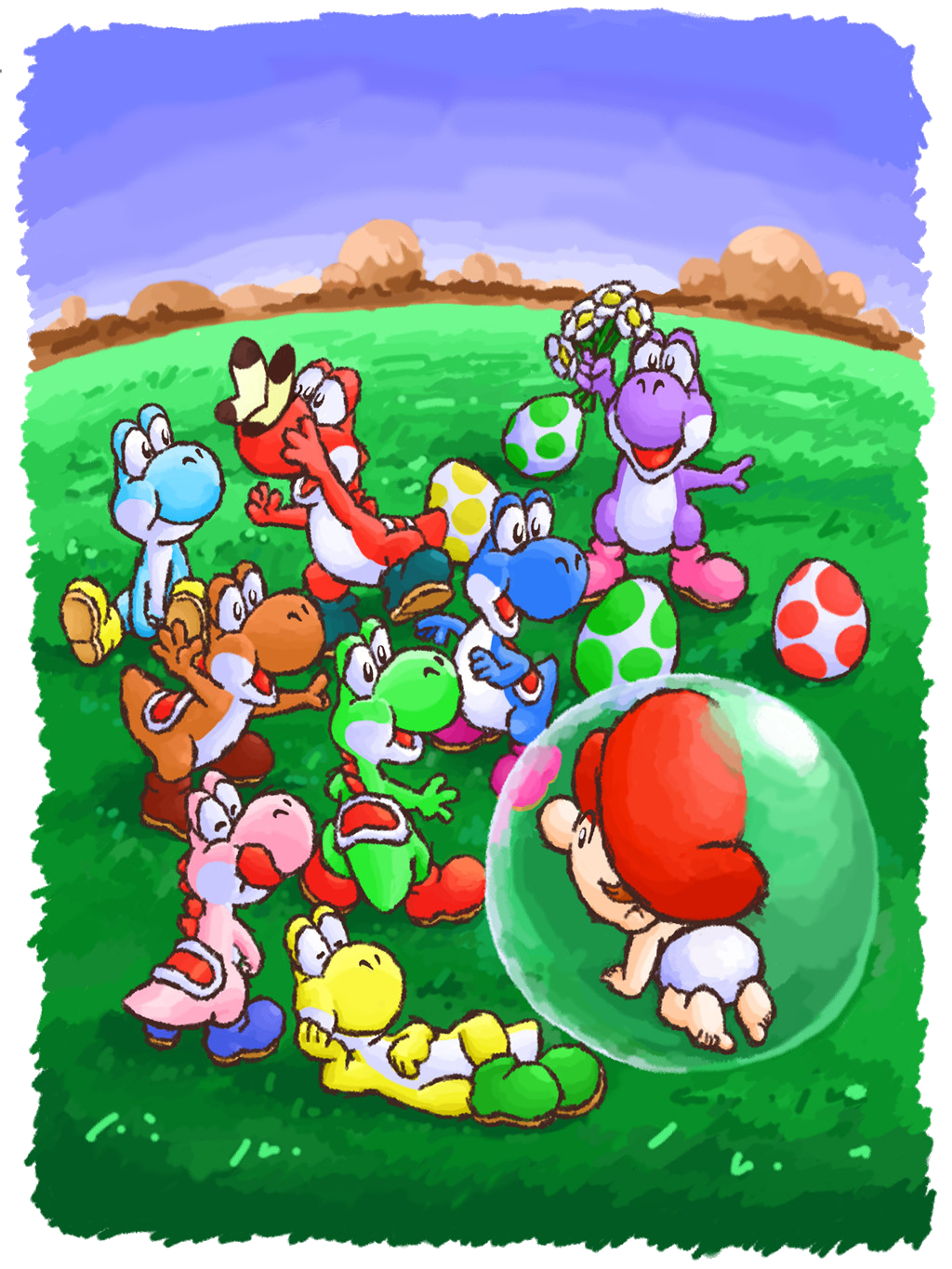 Yoshi's Island: Super Mario Advance 3 artwork