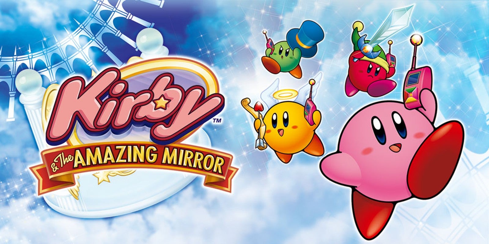 Kirby & the Amazing Mirror artwork