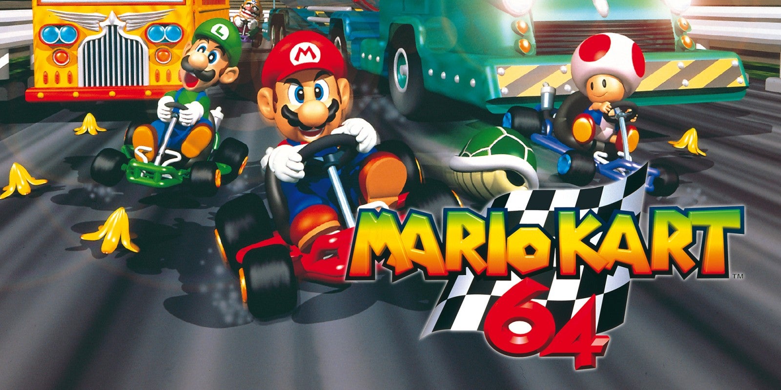 Mario Kart 64 artwork