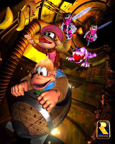 Donkey Kong Country 3: Dixie Kong's Double Trouble! artwork