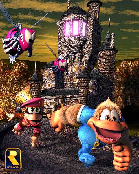 Donkey Kong Country 3: Dixie Kong's Double Trouble! artwork