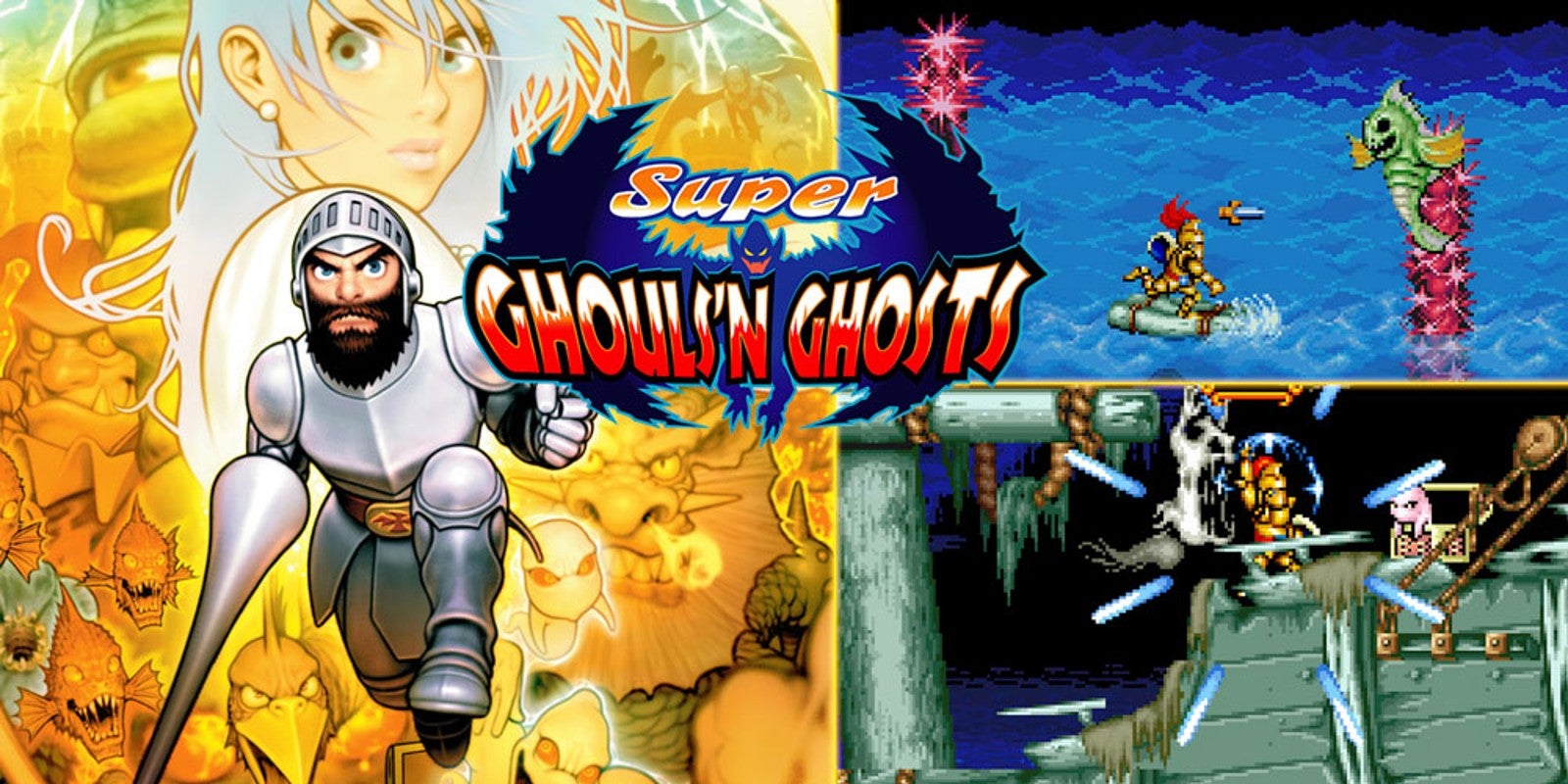 Super Ghouls 'n' Ghosts artwork