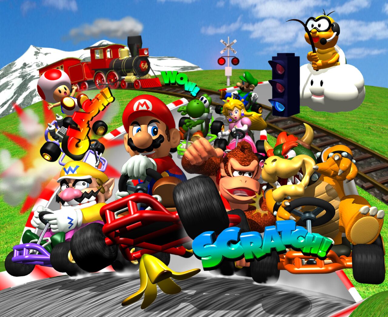 Mario Kart 64 artwork