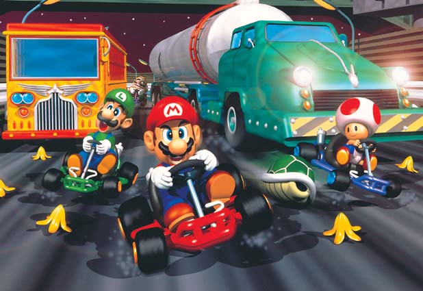 Mario Kart 64 artwork