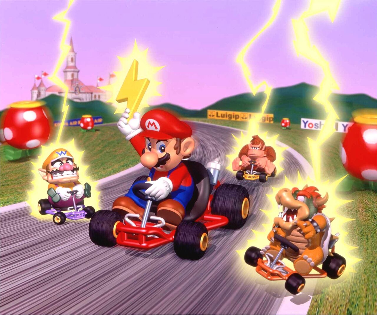 Mario Kart 64 artwork
