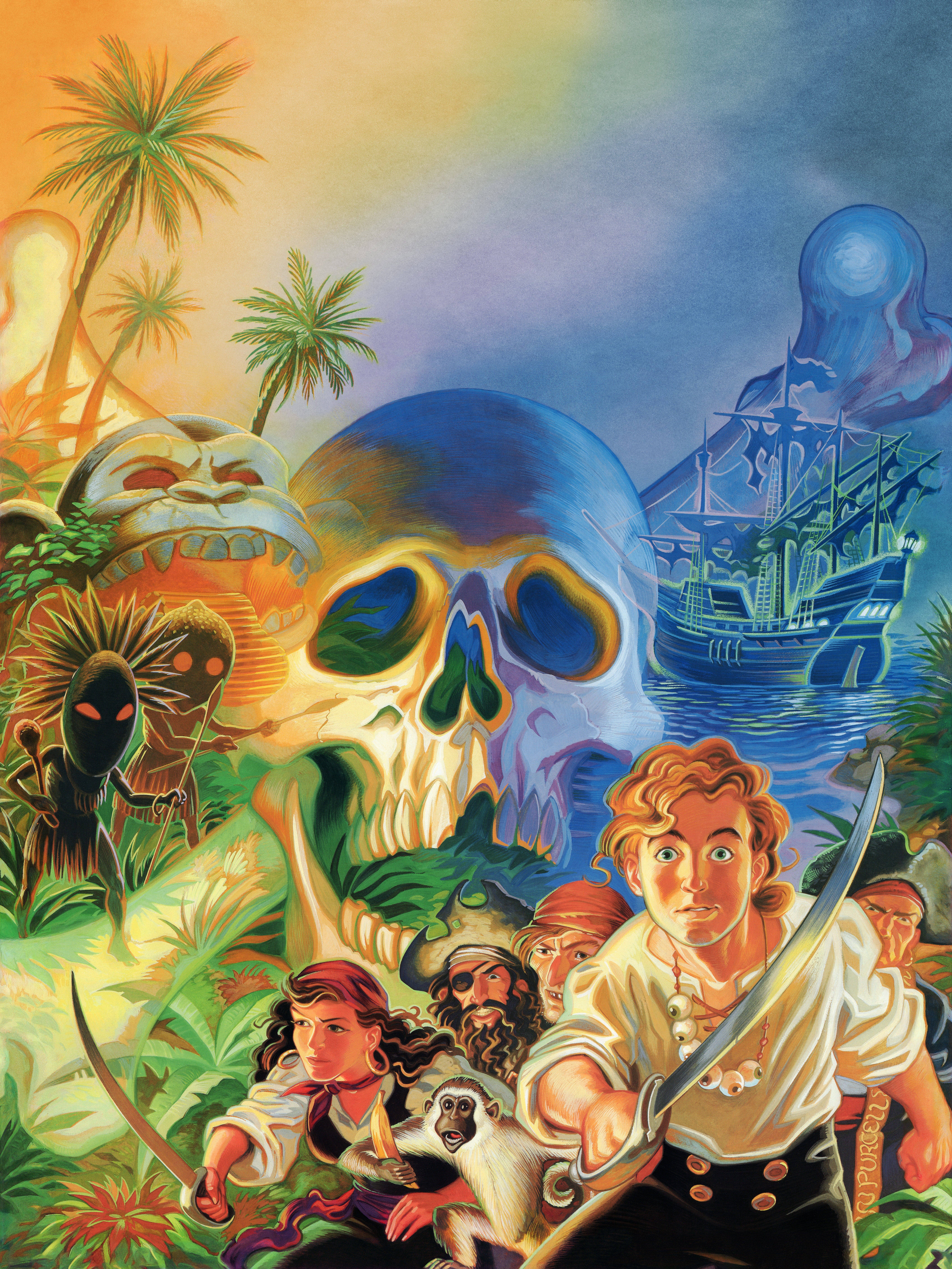 The Secret of Monkey Island artwork