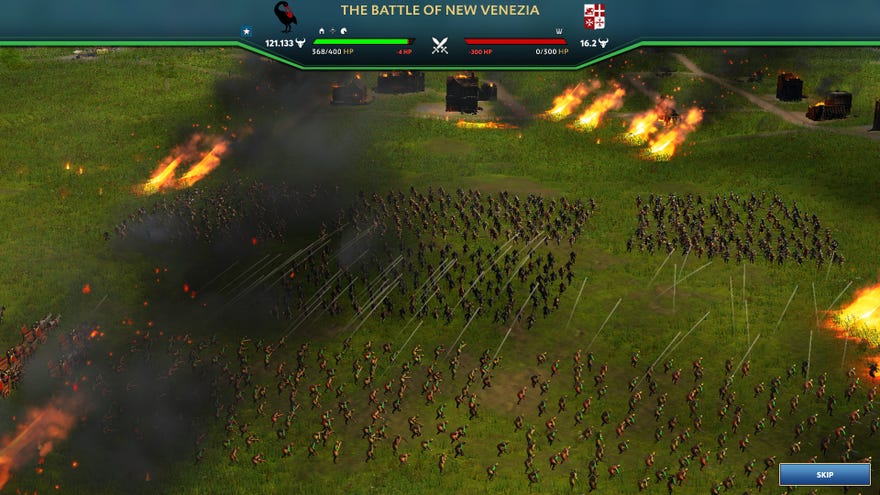 The Battle Of New Venezia is waged.