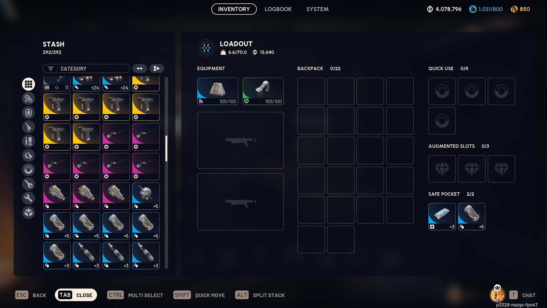 The inventory screen in Arc Raiders - 4
