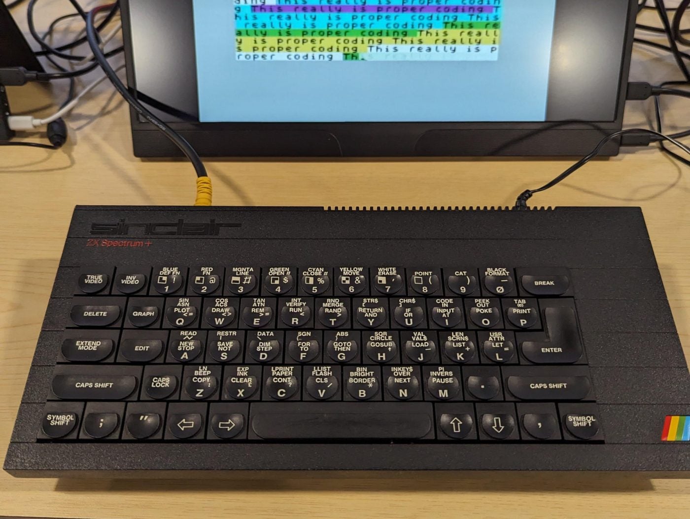 The Sinclair Spectrum+.