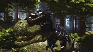 The next Ark: Survival Evolved update features dinosaurs with laser beams on their heads