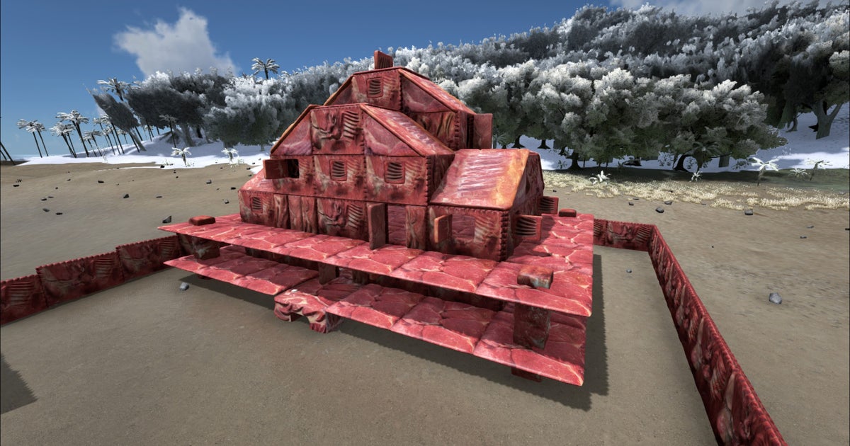 Build your own house made of meat with this Ark: Survival Evolved mod ...