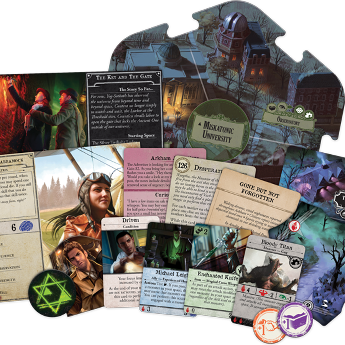 Latest Arkham Horror board game expansion, Secrets of the Order, is haunted by ghosts | Dicebreaker Latest Arkham Horror board game expansion, Secrets of the Order, is haunted by ghosts | Dicebreaker