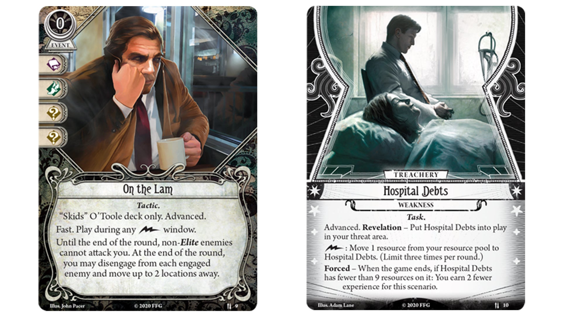 Free Arkham Horror LCG pack features a sinister casino and an alternative version of Skids O' Toole | Dicebreaker Free Arkham Horror LCG pack features a sinister casino and an alternative version of Skids O' Toole | Dicebreaker