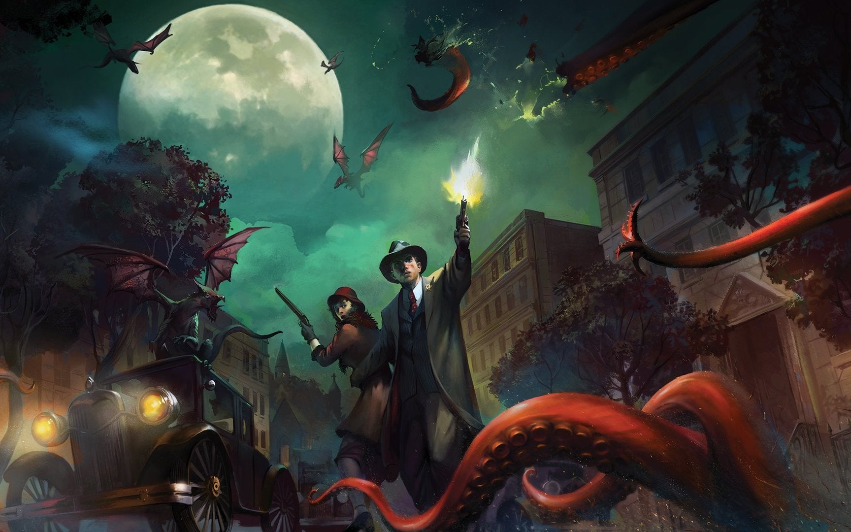 fantasy flight games arkham horror the card game this new core set heralds the beginning of Chapter Two for the game Arkham Horror: The Card Game'