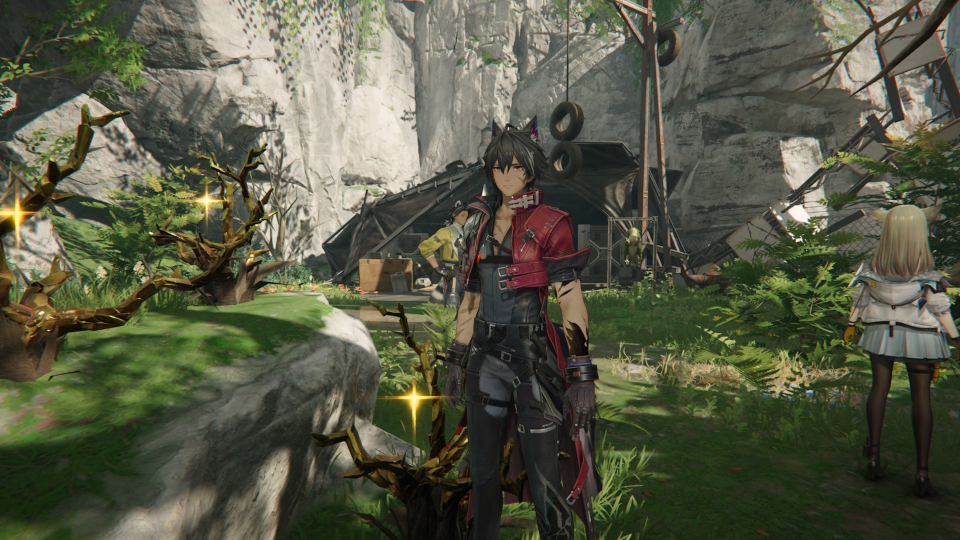 Wulfgard standing near Aketine in Arknights Endfield - 1