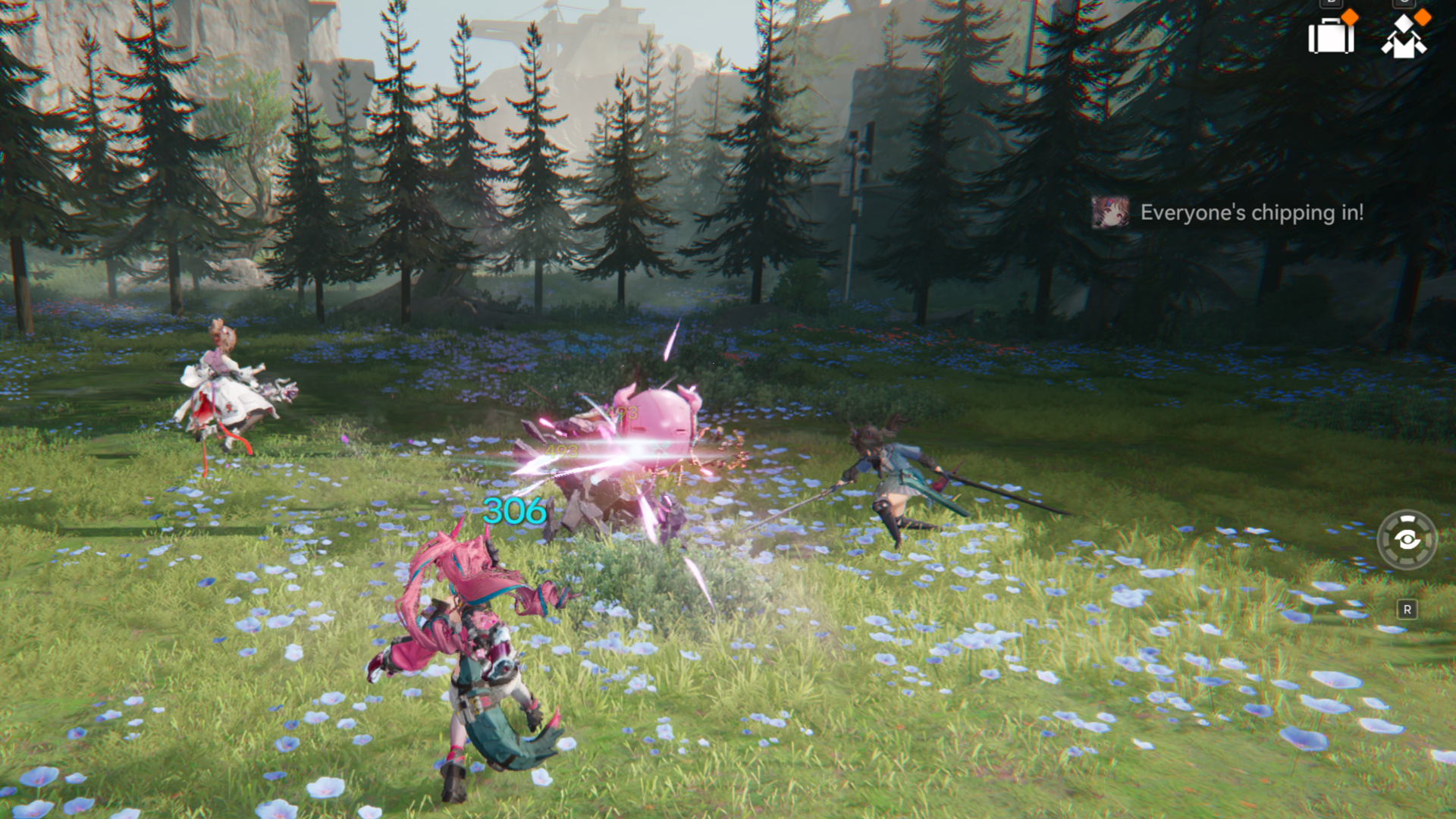 The Cryo Operator, Yvonne, fighting with her team in Arknights Endfield. - 4