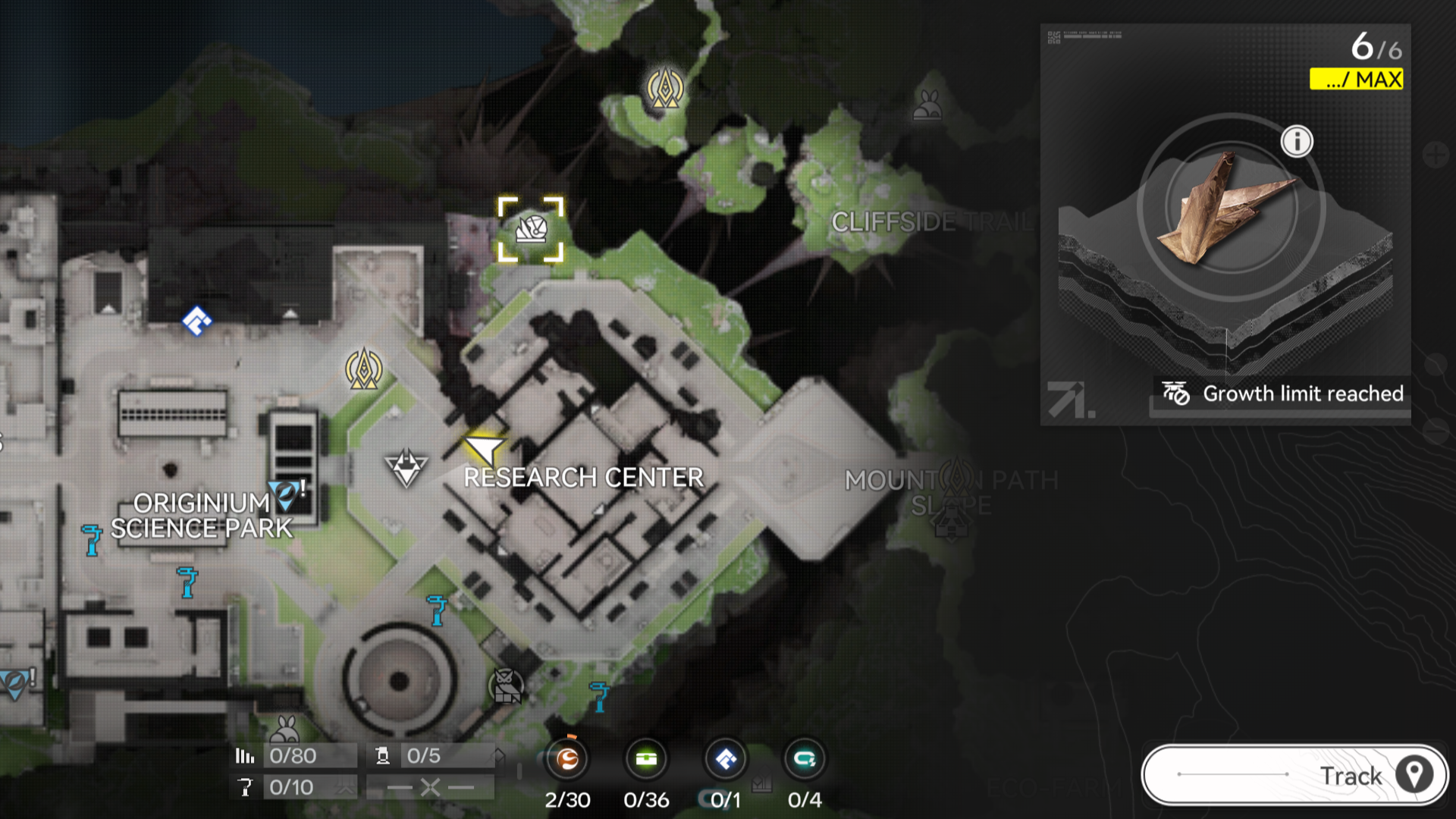 A map screen showing the location of Kalkonyx in Science Park in Arknights Endfield. - 7