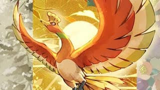 artwork of Legendary bird Ho-Oh in TCG Pocket which has since been removed from the game
