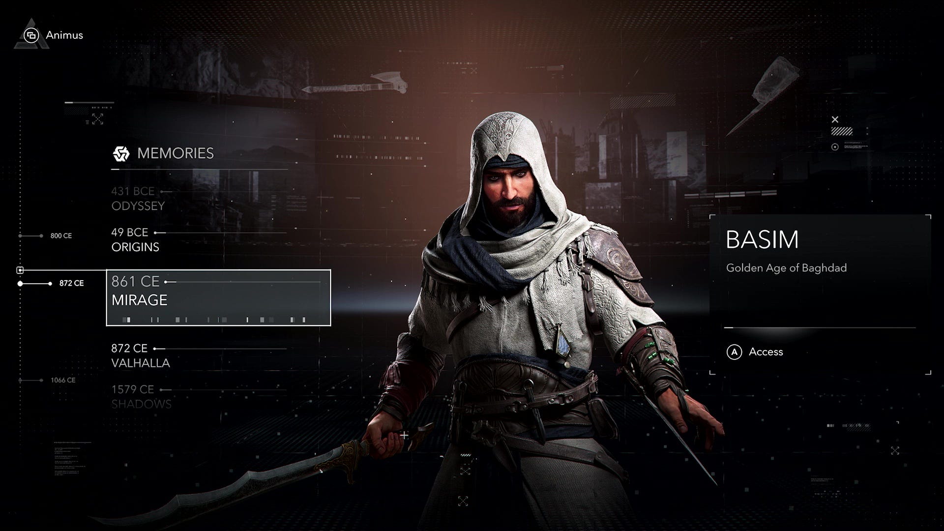 Animus Hub revealed: Ubisoft's new Assassin's Creed start screen and ...