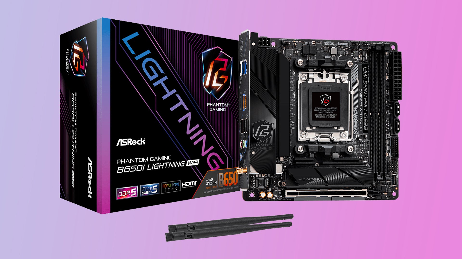 This diddy Mini ITX AsRock B650I motherboard is just £210 This diddy Mini ITX AsRock B650I motherboard is just £210