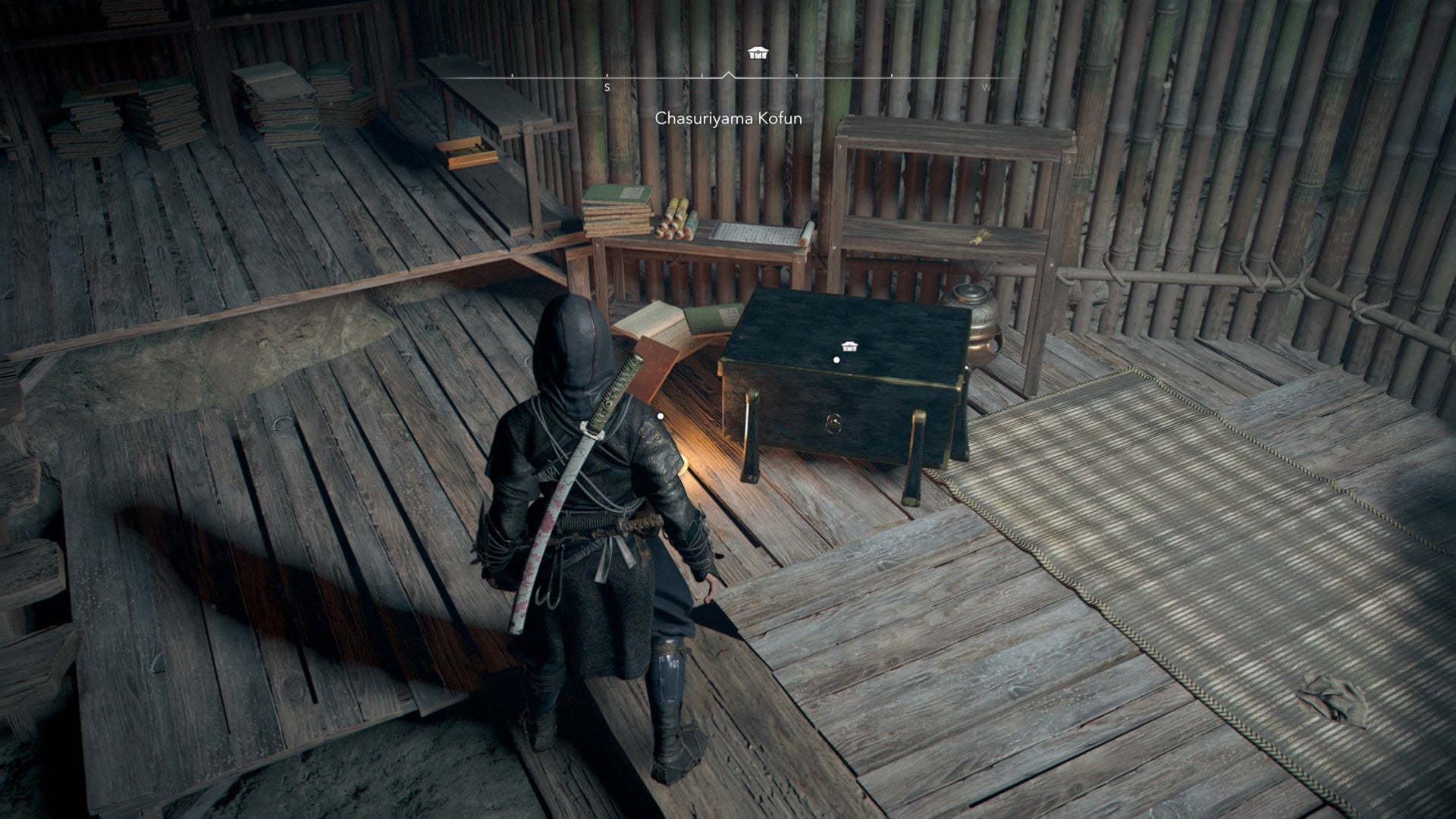assassin&rsquo;s creed shadows Chasuriyama Kofun first chest