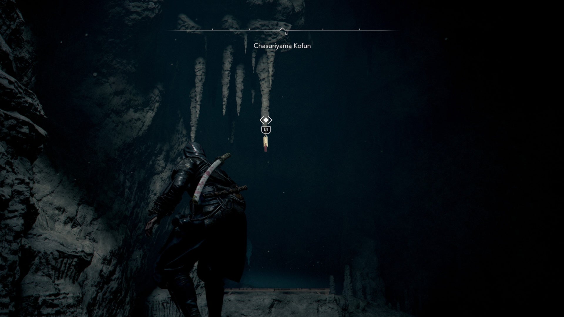 assassin&rsquo;s creed shadows Chasuriyama Kofun first grapple location