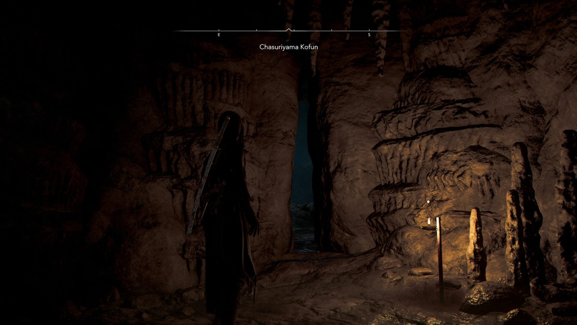 assassin&rsquo;s creed shadows Chasuriyama Kofun gap in all to stepping stone stack room