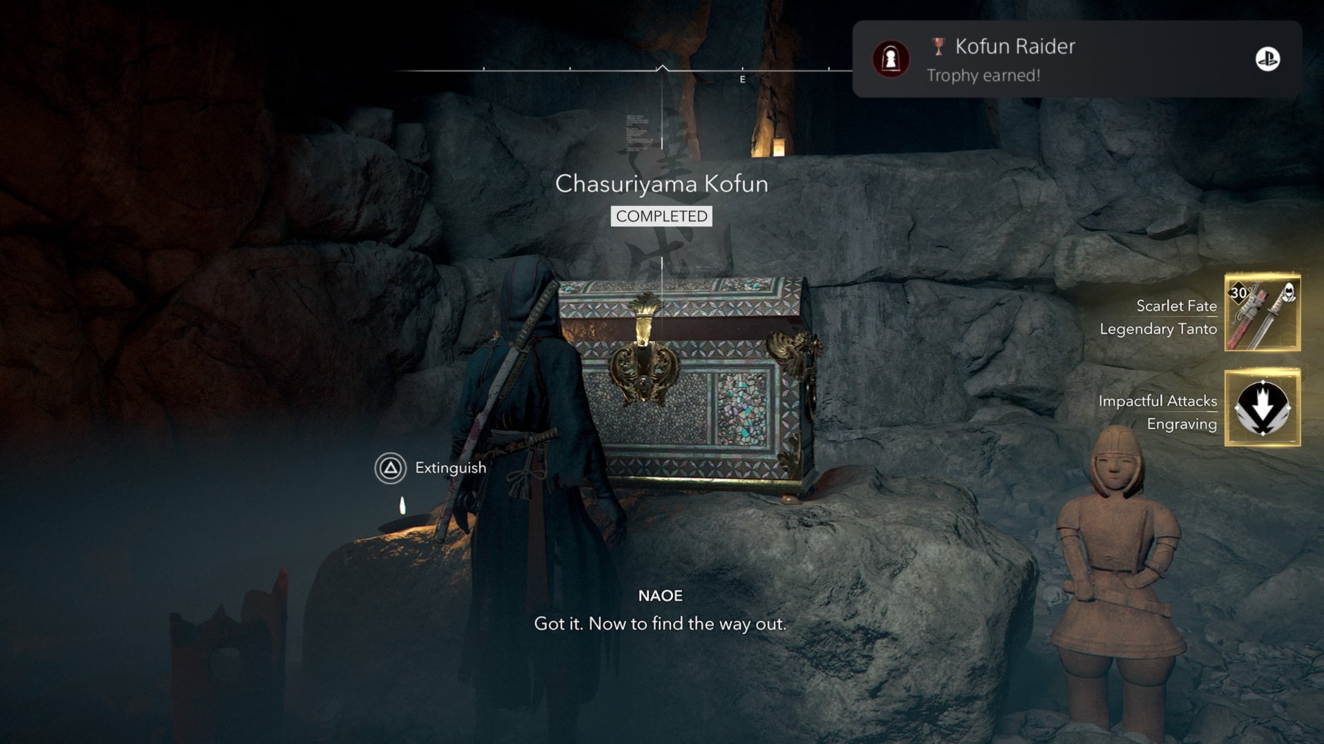 assassin&rsquo;s creed shadows Chasuriyama Kofun rewards chest
