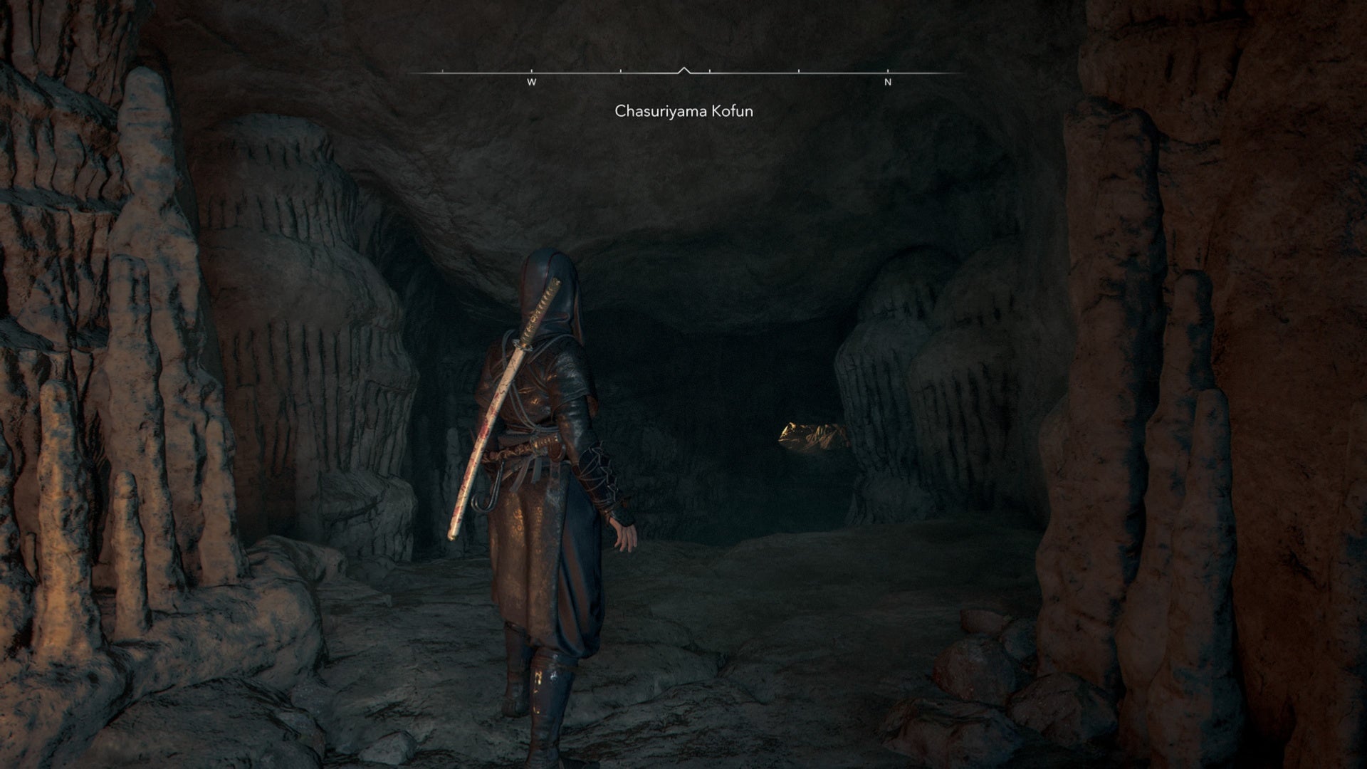 assassin&rsquo;s creed shadows Chasuriyama Kofun small opening in wall near floor